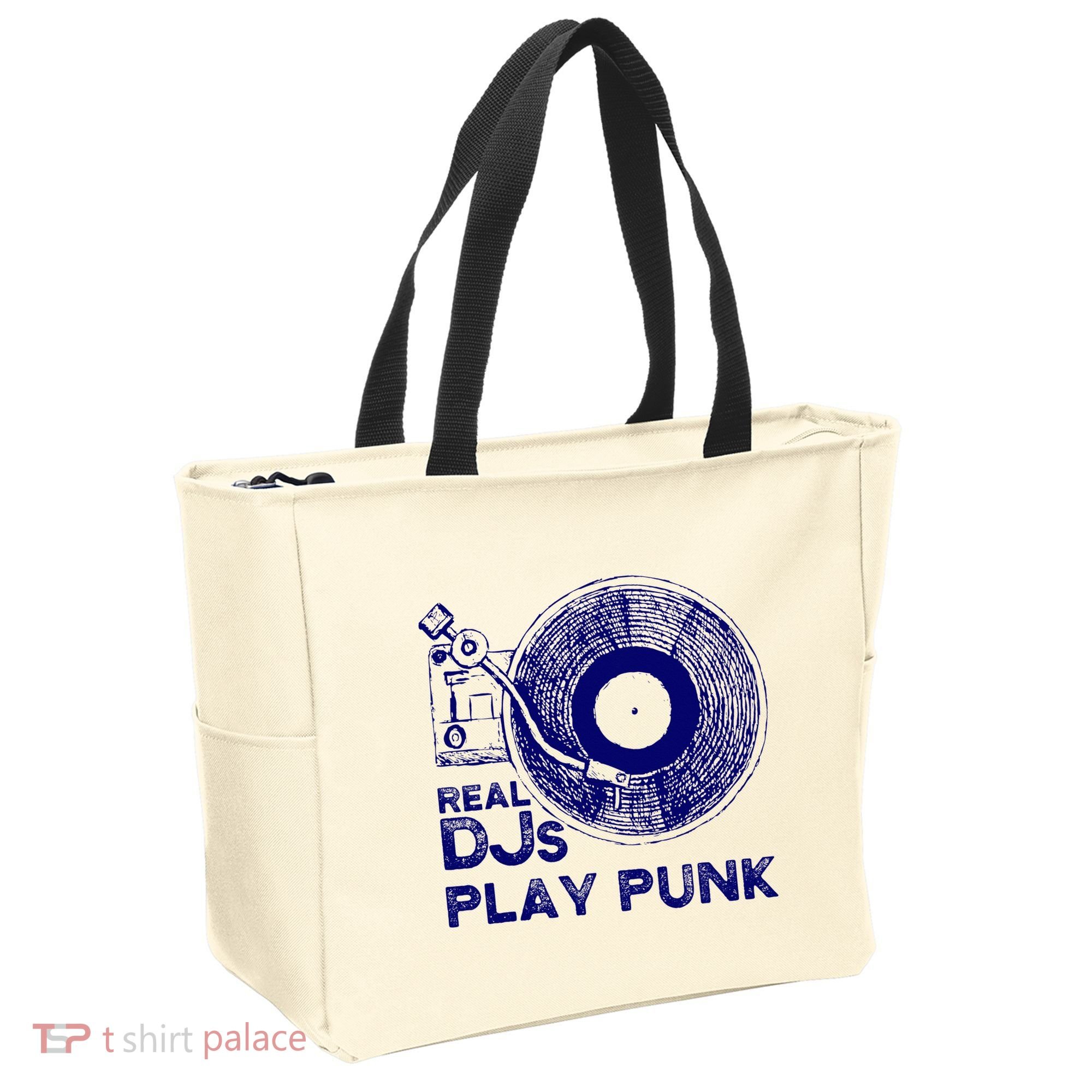 Real Djs Play Punk For Punk Dj Punk Tote Bag