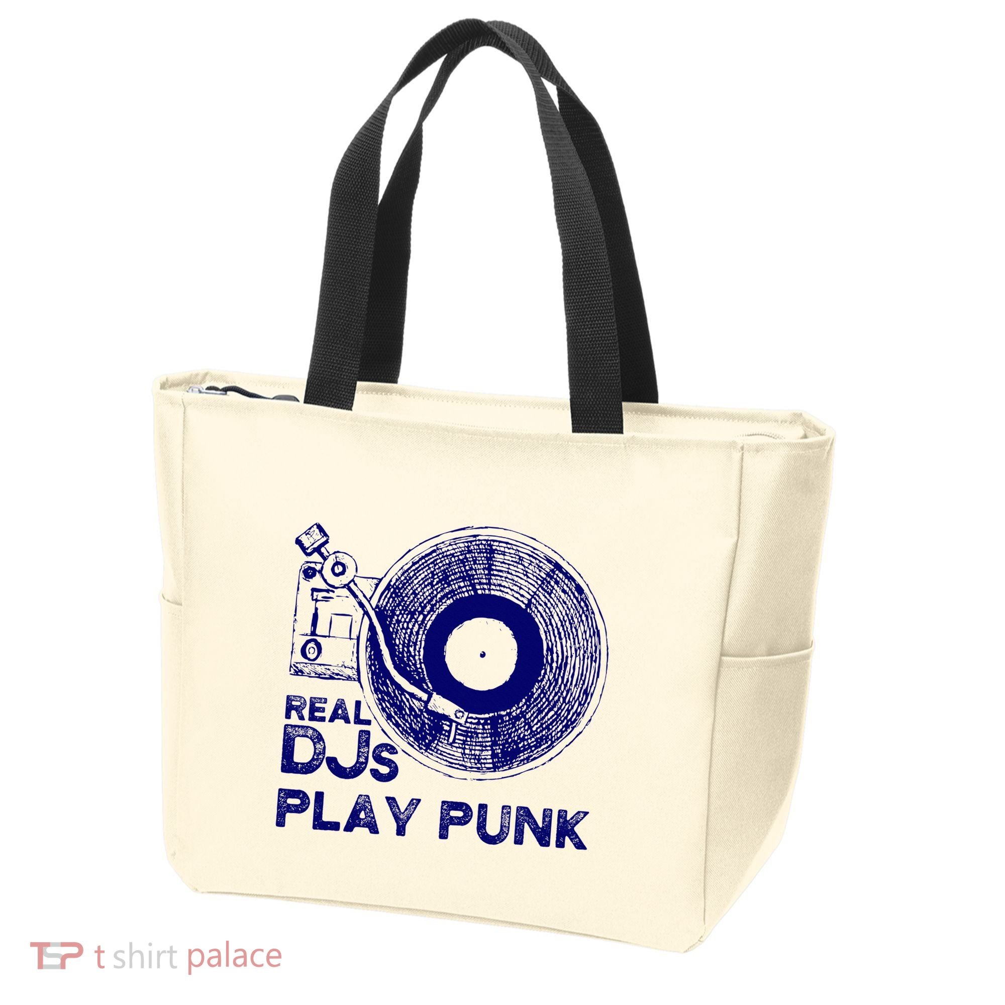 Real Djs Play Punk For Punk Dj Punk Tote Bag