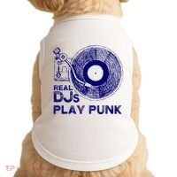 Real Djs Play Punk For Punk Dj Punk Doggie Tank thumb 0