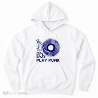 Real Djs Play Punk For Punk Dj Punk Hoodie thumb 0