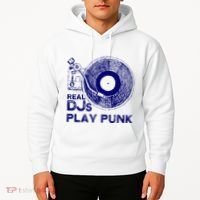 Real Djs Play Punk For Punk Dj Punk Hoodie thumb 2