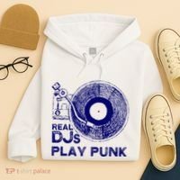 Real Djs Play Punk For Punk Dj Punk Hoodie thumb 4