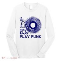 Real Djs Play Punk For Punk Dj Punk Long Sleeve Shirt thumb 0