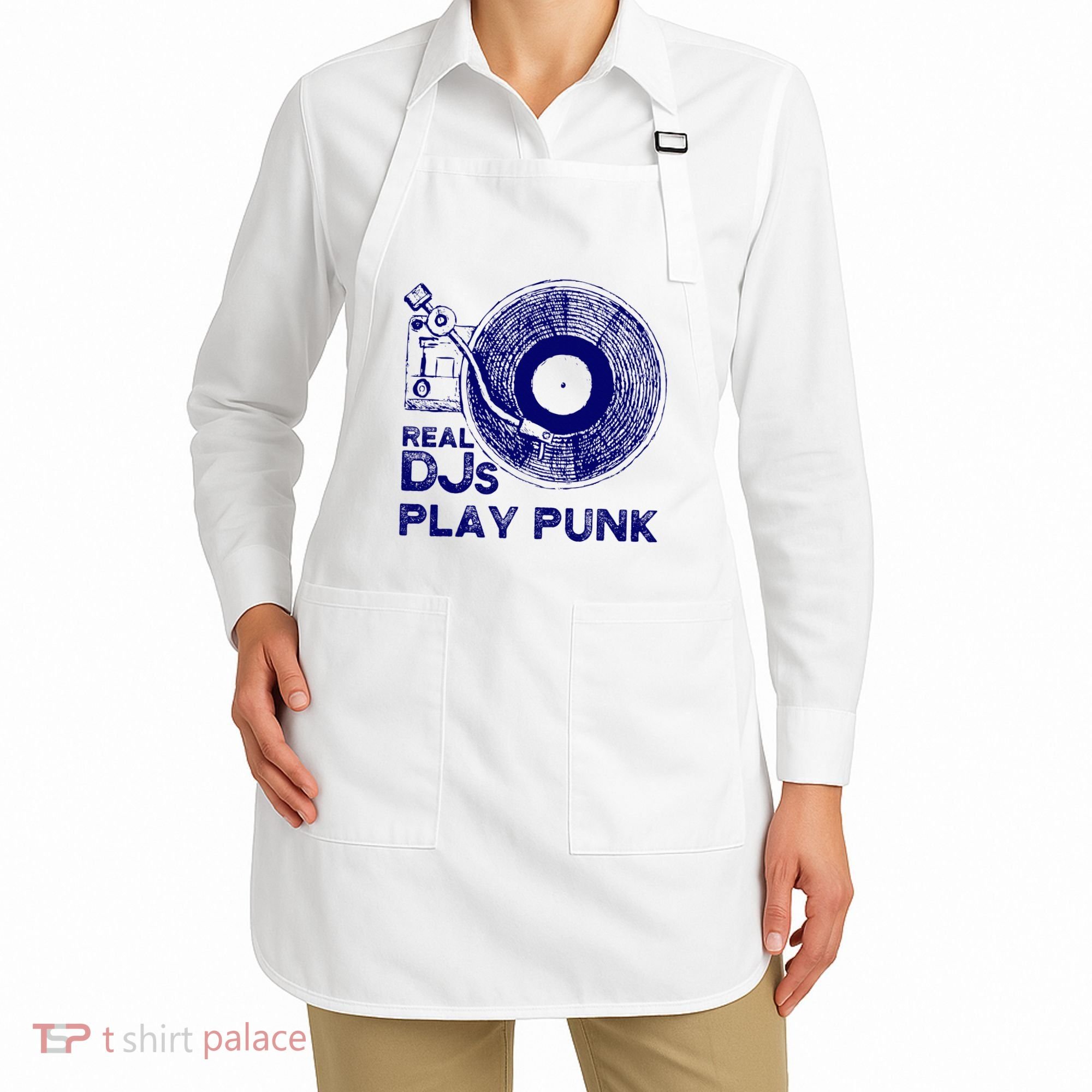 Real Djs Play Punk For Punk Dj Punk Apron