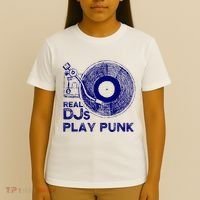 Real Djs Play Punk For Punk Dj Punk T-Shirt thumb 4