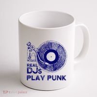 Real Djs Play Punk For Punk Dj Punk Coffee Mug thumb 1