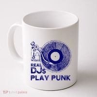 Real Djs Play Punk For Punk Dj Punk Coffee Mug thumb 0
