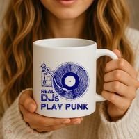 Real Djs Play Punk For Punk Dj Punk Coffee Mug thumb 3