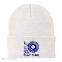 Real Djs Play Punk For Punk Dj Punk Beanie thumb 0