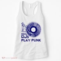 Real Djs Play Punk For Punk Dj Punk Women's Tank Top thumb 0