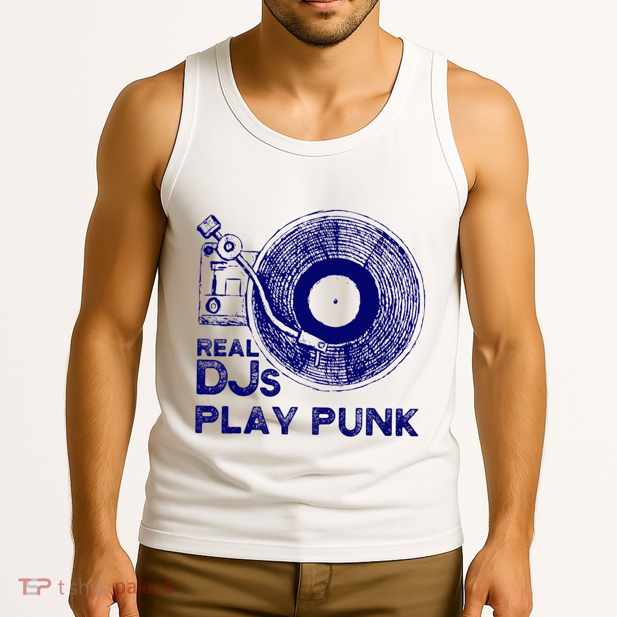 Real Djs Play Punk For Punk Dj Punk Tank Top
