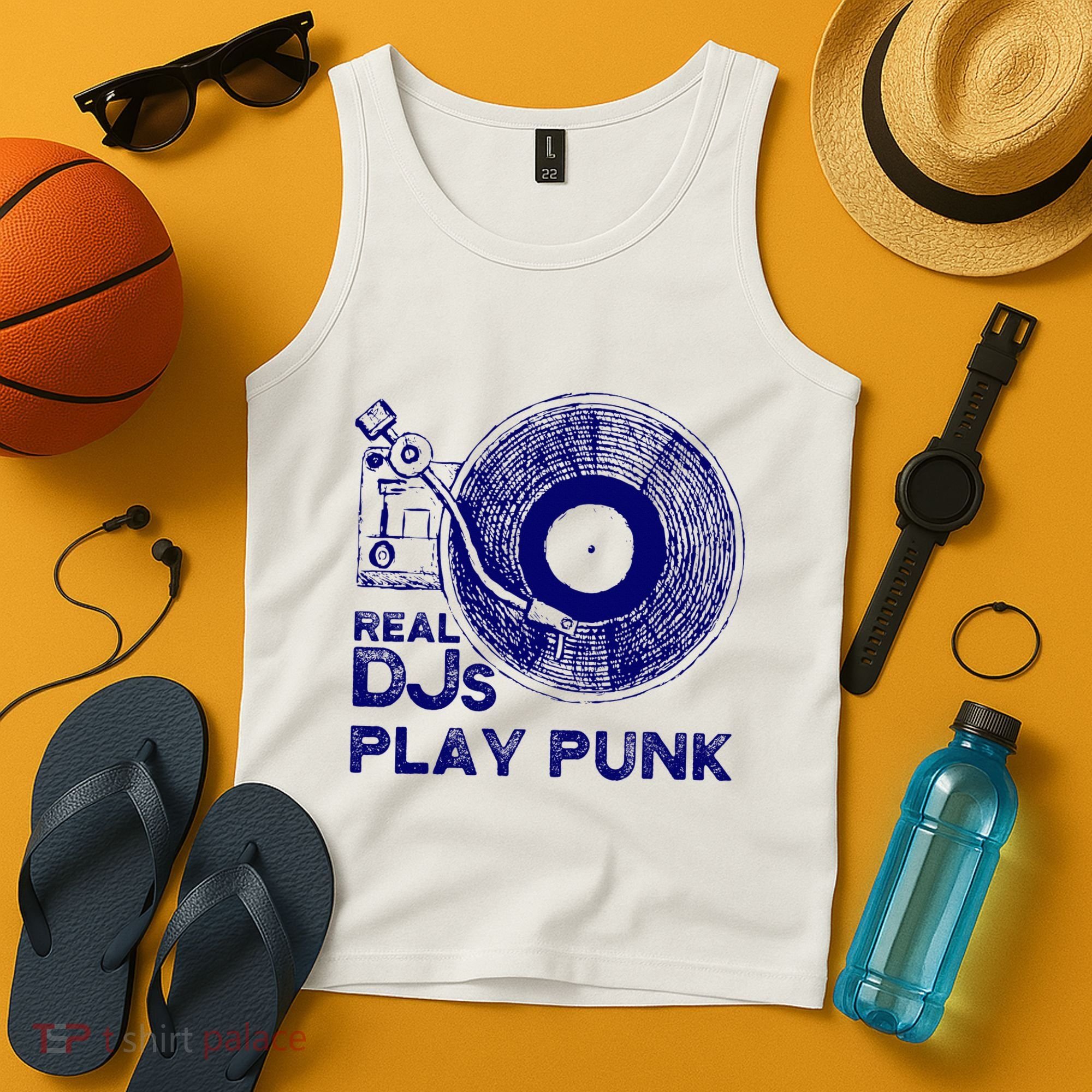 Real Djs Play Punk For Punk Dj Punk Tank Top