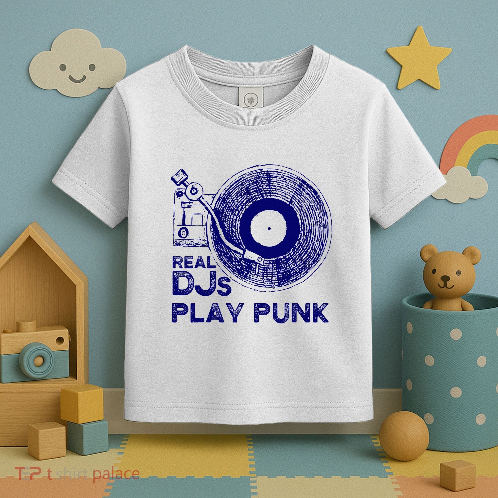 Real Djs Play Punk For Punk Dj Punk Toddler T-Shirt
