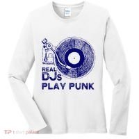 Real Djs Play Punk For Punk Dj Punk Women's Long Sleeve Shirt thumb 0