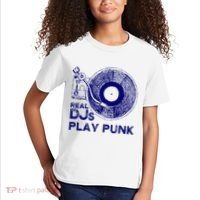Real Djs Play Punk For Punk Dj Punk Kids T-Shirt thumb 2