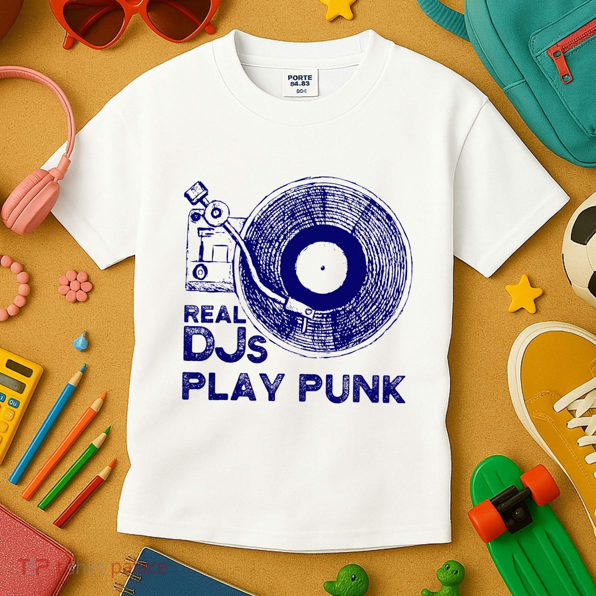 Real Djs Play Punk For Punk Dj Punk Kids T-Shirt