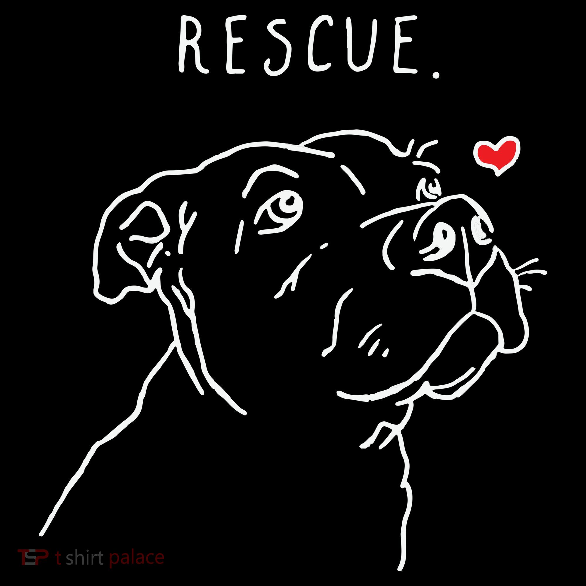 Rescue Dog Pitbull Drawing Rescue Mom Coffee Mug