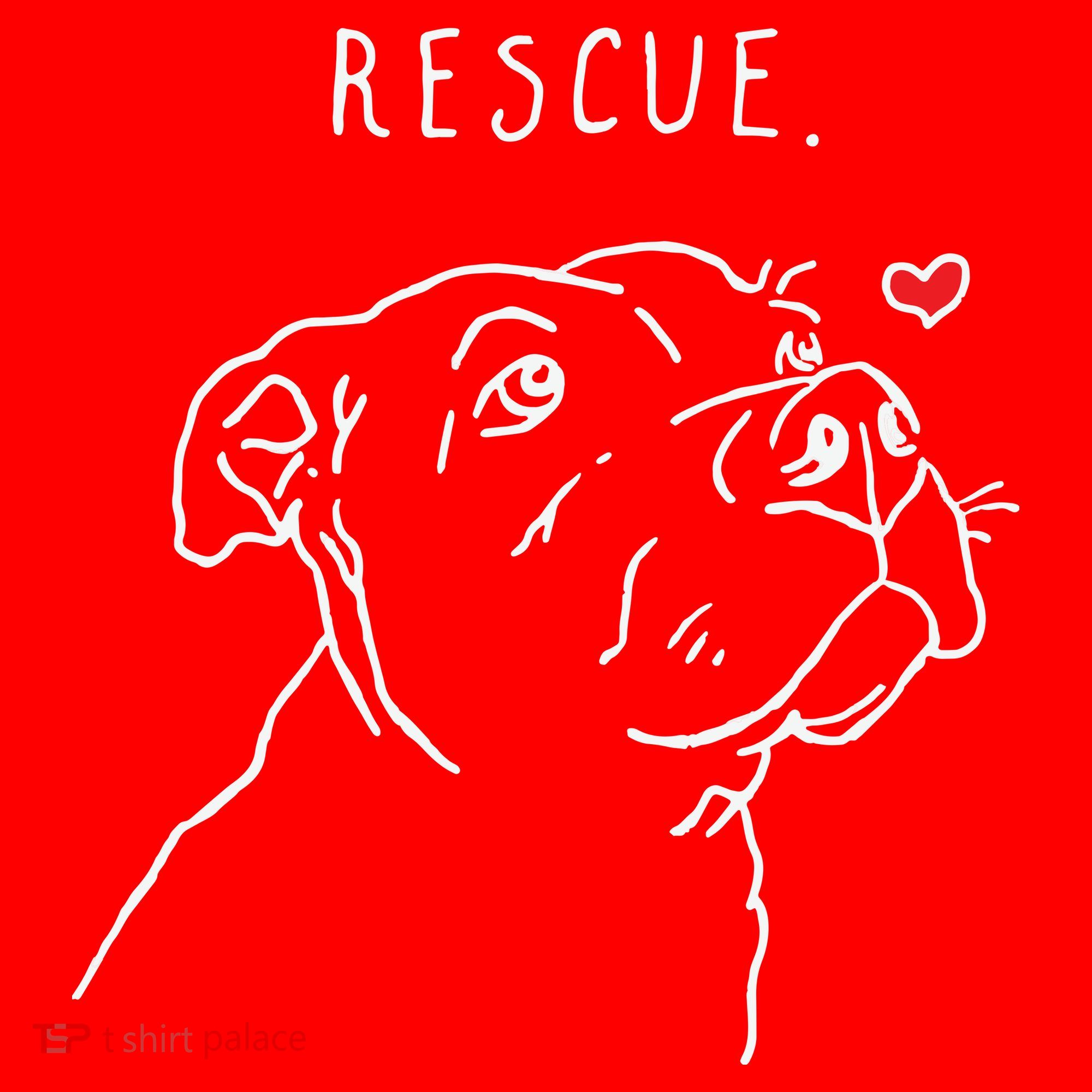 Rescue Dog Pitbull Drawing Rescue Mom Santa Hat