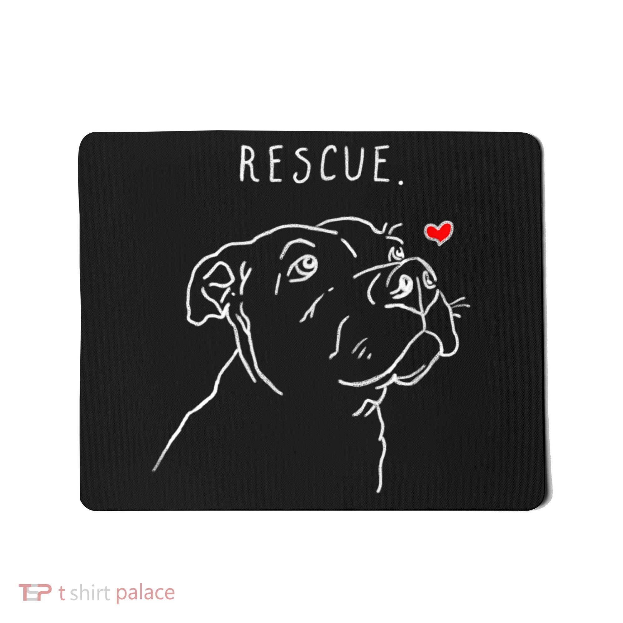 Rescue Dog, Pitbull Drawing, Rescue Mom, Adopt Don't Shop Mousepad