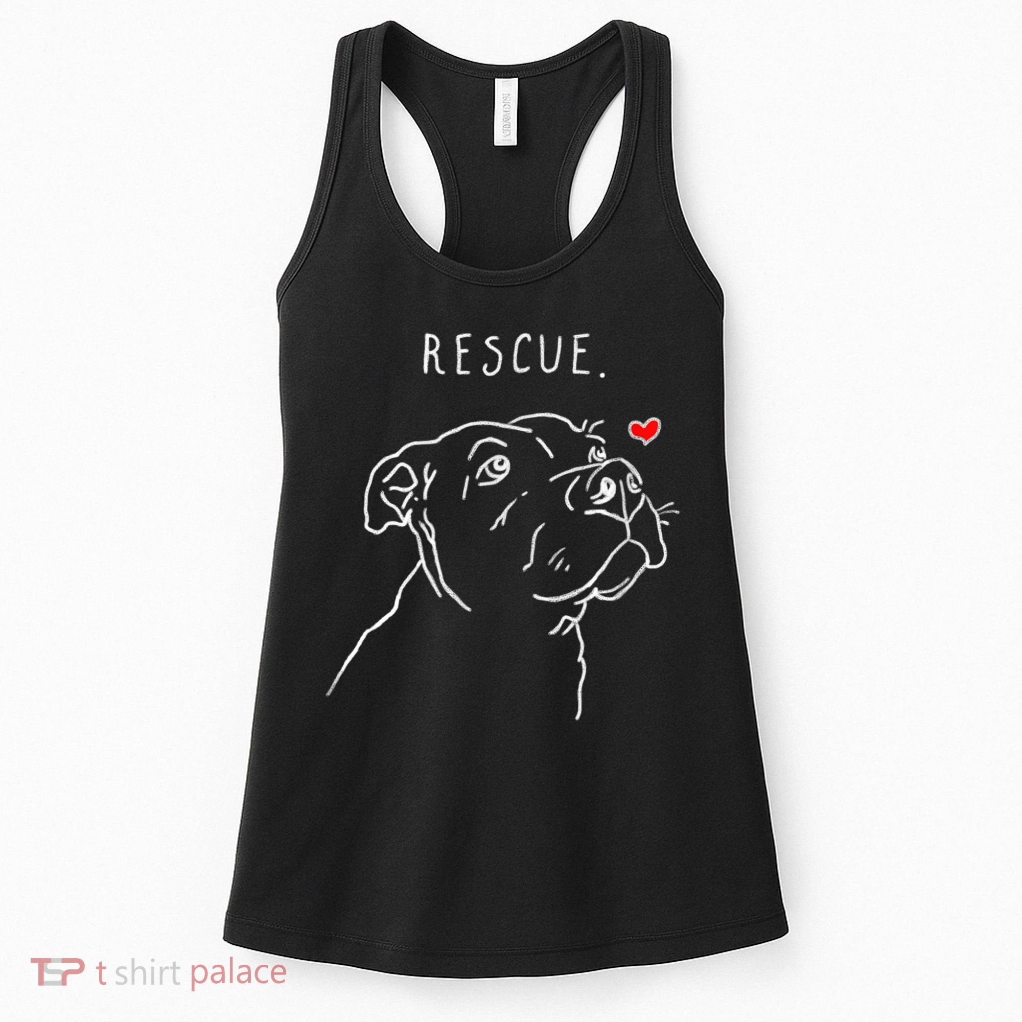 Rescue Dog, Pitbull Drawing, Rescue Mom, Adopt Don't Shop Women's Tank Top