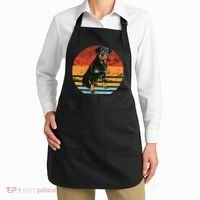 Rottweiler Dogs Retro Style Rottie Cool Cute Pet Doglover Apron thumb 2