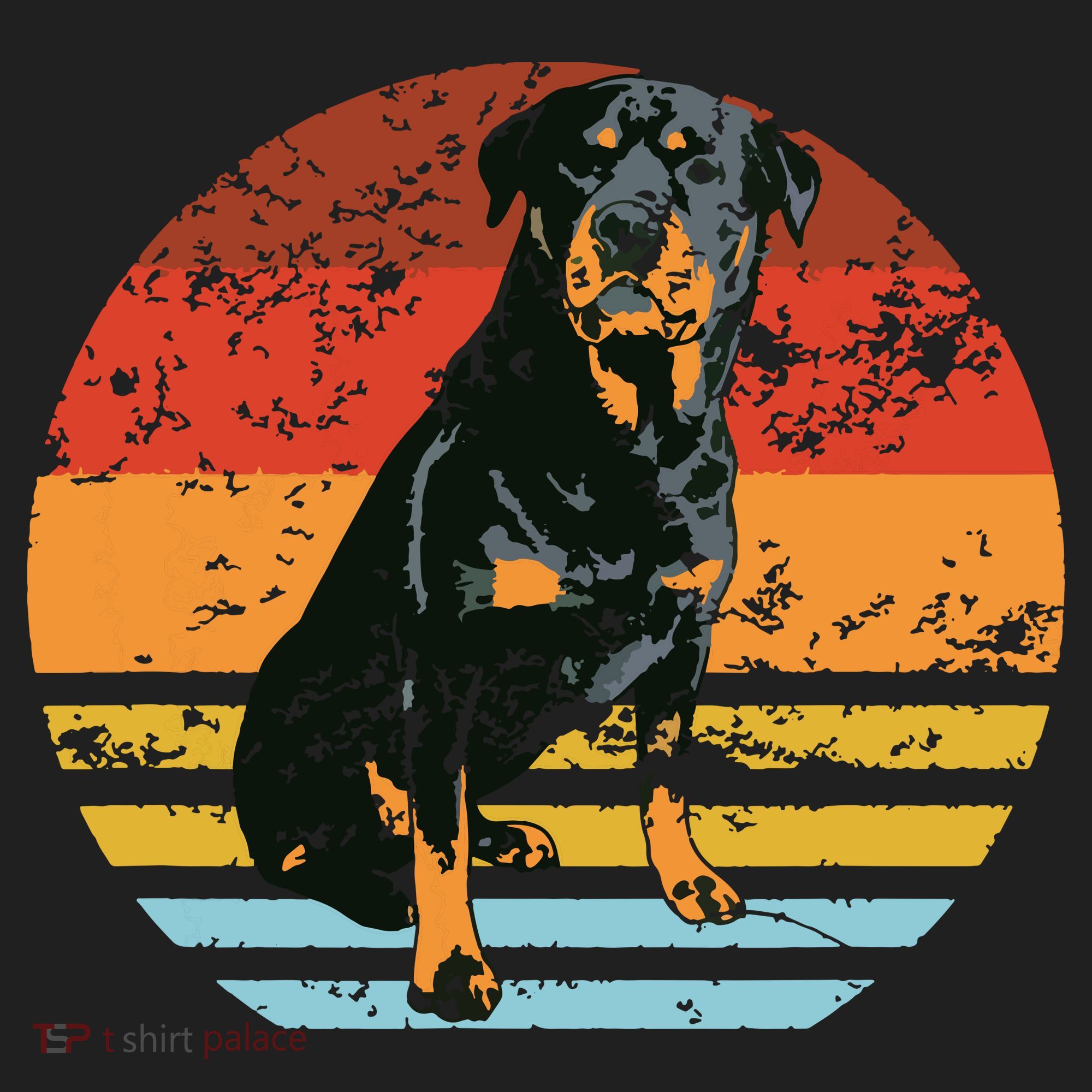 Rottweiler Dogs Retro Style Rottie Cool Cute Pet Doglover Beanie