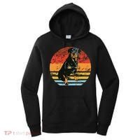 Rottweiler Dogs Retro Style Rottie Cool Cute Pet Doglover Women's Hoodie thumb 0