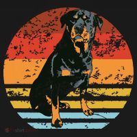 Rottweiler Dogs Retro Style Rottie Cool Cute Pet Doglover Toddler Hoodie thumb 2