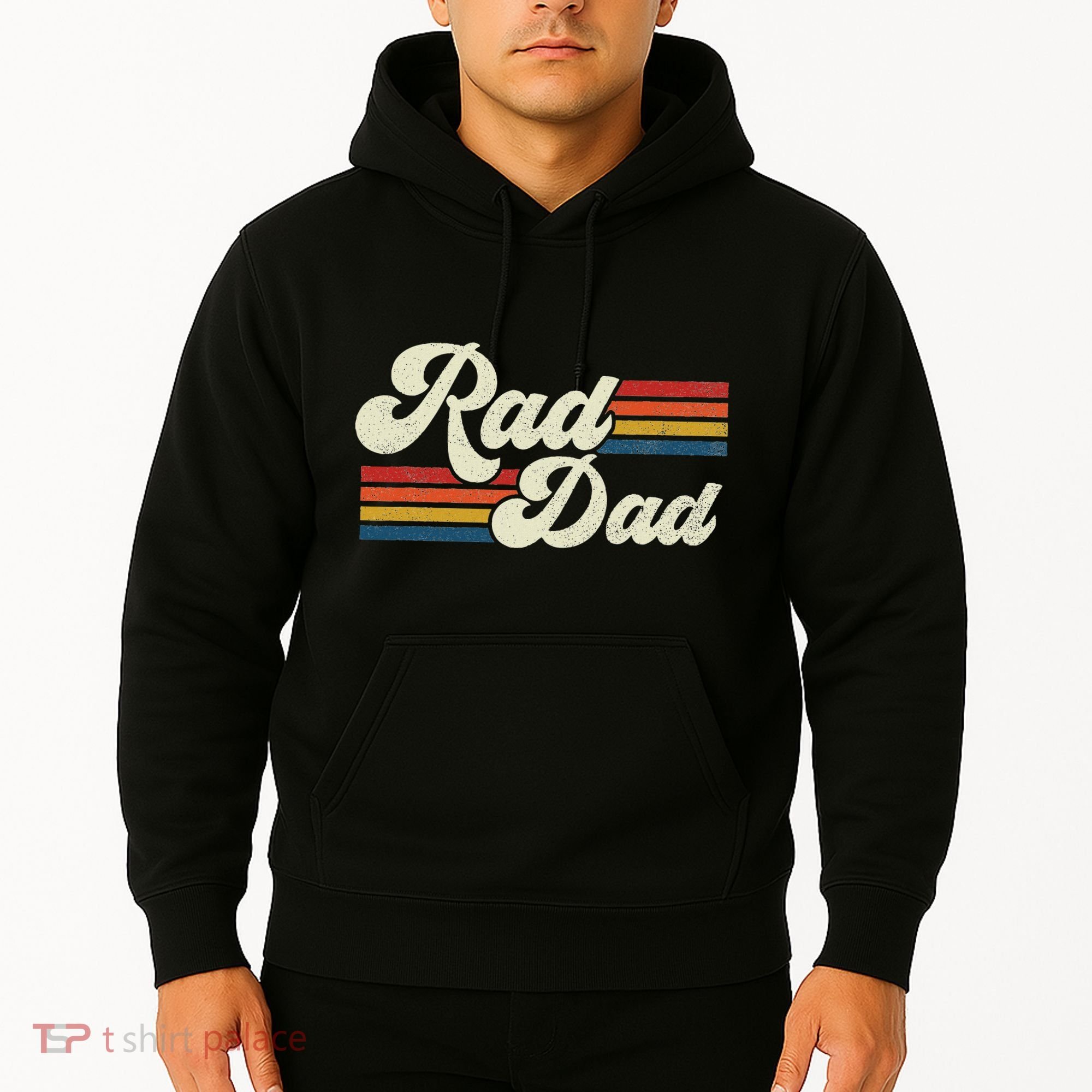 Rad Dad Retro Fathers Day Top Hoodie