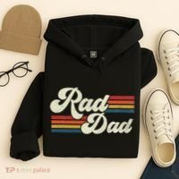 Rad Dad Retro Fathers Day Top Hoodie thumb 4
