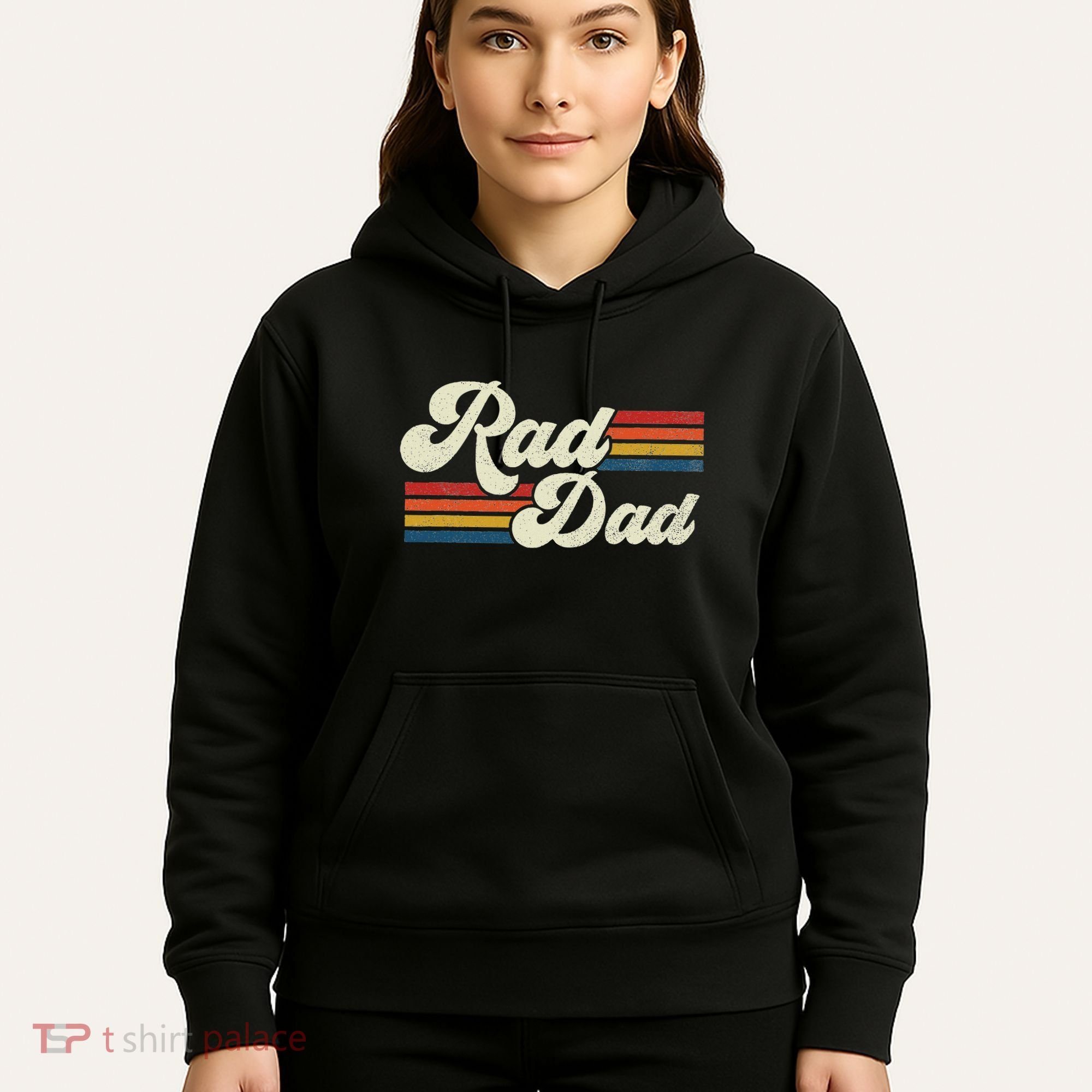 Rad Dad Retro Fathers Day Top Hoodie