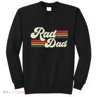 Rad Dad Retro Fathers Day Top Sweatshirt thumb 0