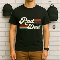 Rad Dad Retro Fathers Day Top T-Shirt thumb 6