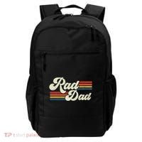Rad Dad Retro Fathers Day Top Backpack thumb 0