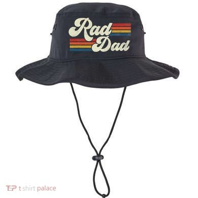 Rad Dad Retro Fathers Day Top Bucket Hat