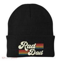 Rad Dad Retro Fathers Day Top Beanie thumb 0