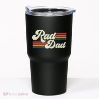Rad Dad Retro Fathers Day Top Tumbler thumb 0