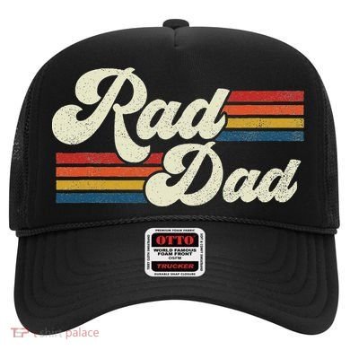 Rad Dad Retro Fathers Day Top Hat