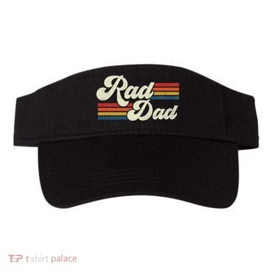 Rad Dad Retro Fathers Day Top Visor