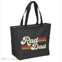 Rad Dad Retro Fathers Day Top Tote Bag thumb 2
