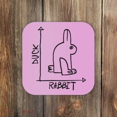 Rabbit Duck Coaster