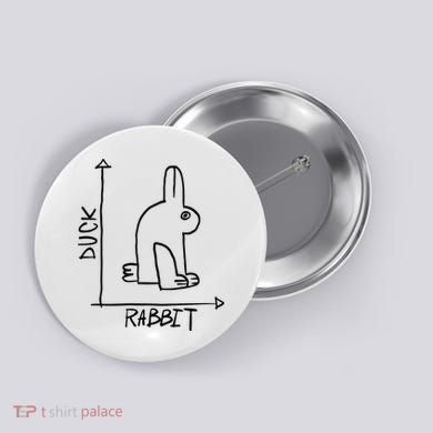 Rabbit Duck Button