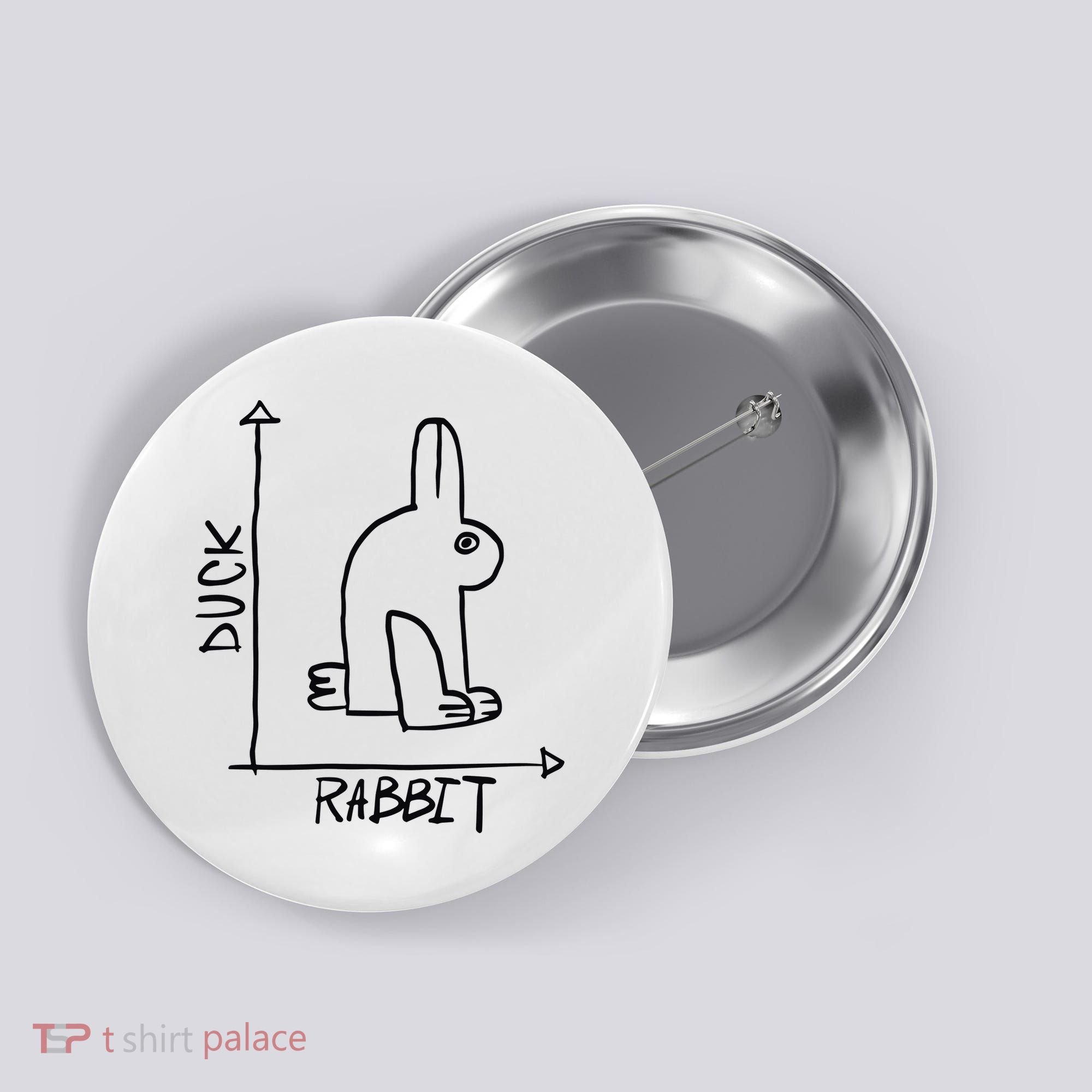 Rabbit Duck Button