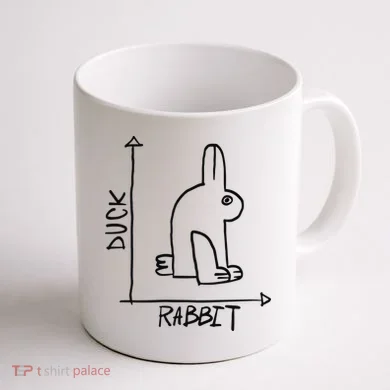 Rabbit Duck Coffee Mug back