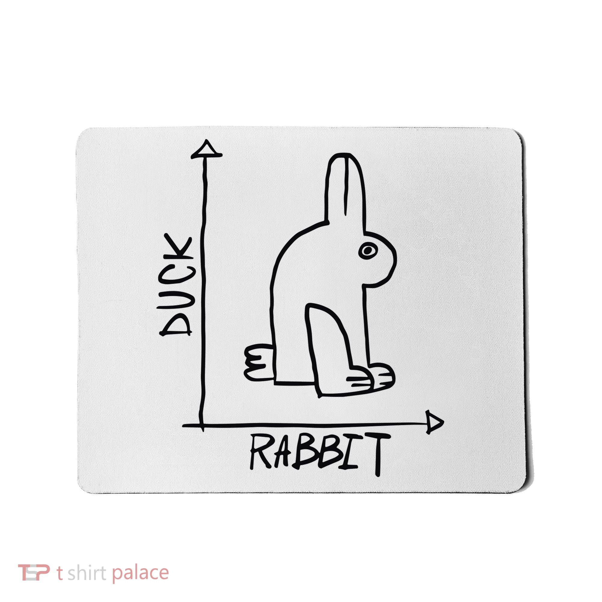 Rabbit Duck Mousepad