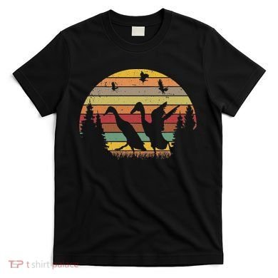 Running Duck Retro Runner Duck Vintage T-Shirt