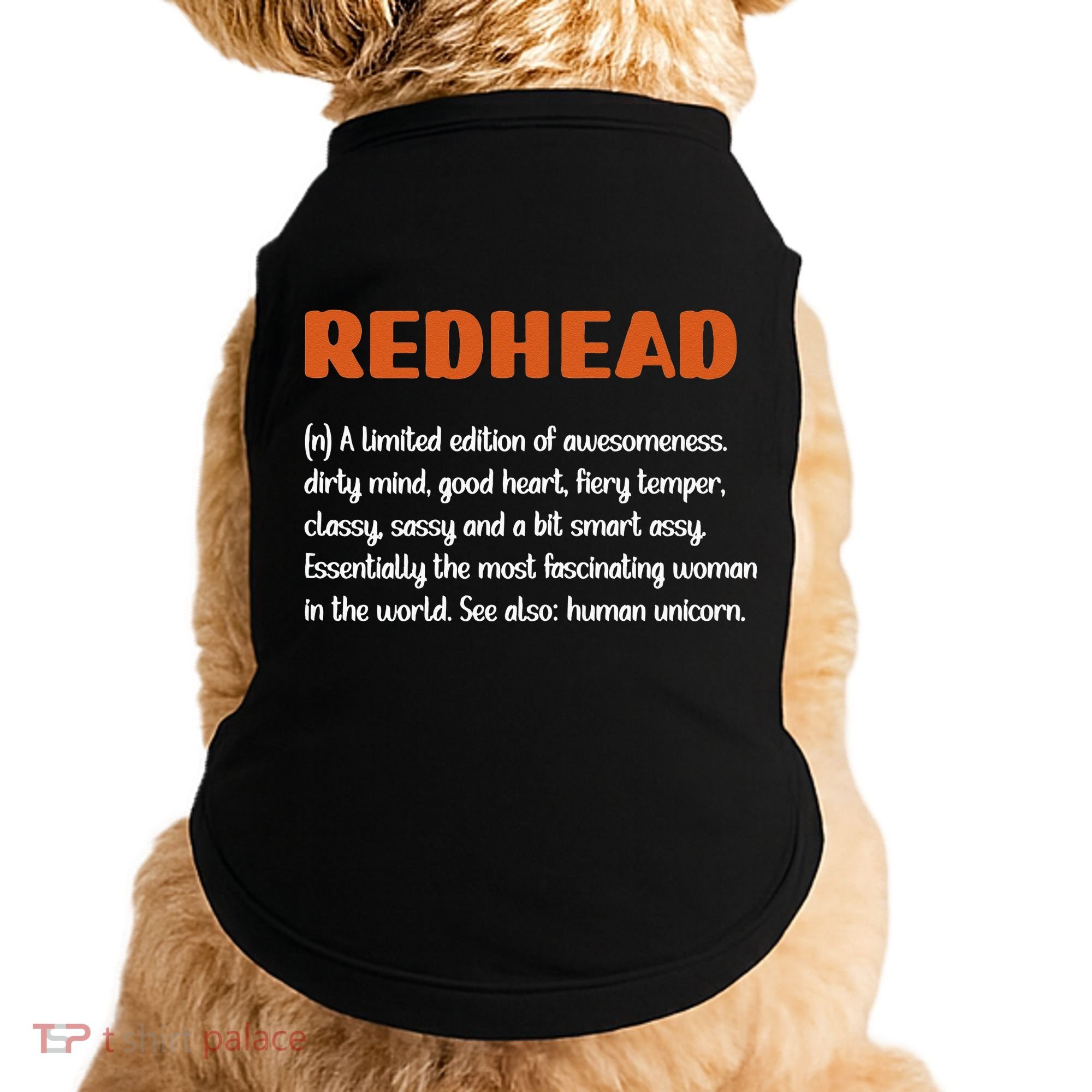 Redhead Definition RedHaired Woman Redhead Red Hair Doggie Tank