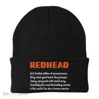 Redhead Definition RedHaired Woman Redhead Red Hair Beanie thumb 0
