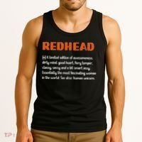 Redhead Definition RedHaired Woman Redhead Red Hair Tank Top thumb 3