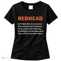 Redhead Definition RedHaired Woman Redhead Red Hair Women's T-Shirt thumb 0